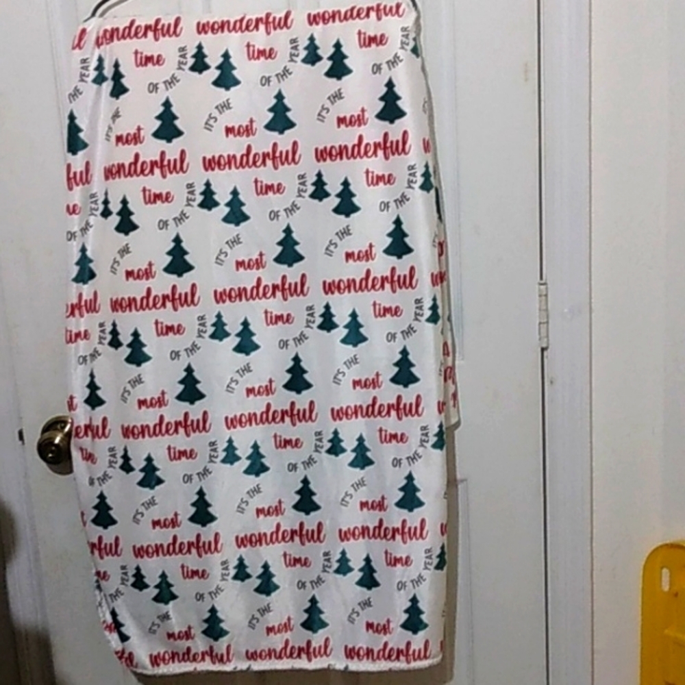 Motif Christmas blanket
